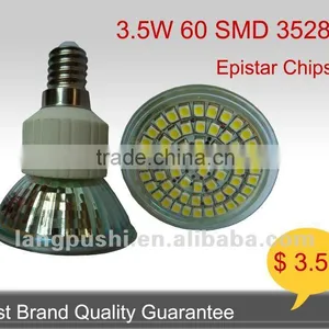 New !! Glass Housing 3.5W 60 SMD3528 Led Spots, 3 Years Warranty thumbnail-1