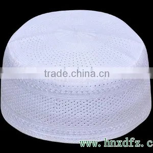China Wholesale Embroidery Muslim Cap thumbnail-3