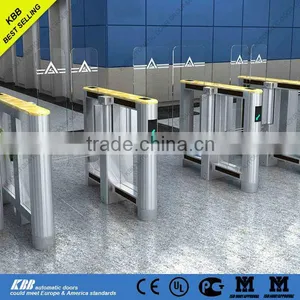 Wing Gate Turnstile With Stainless Steel Surface thumbnail-2