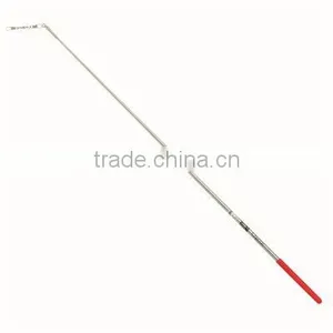 Rhythmic Gymnastics CHACOTT METALLIC SOFT STICK WITH RED GRIP CSST-509 Silver thumbnail-2