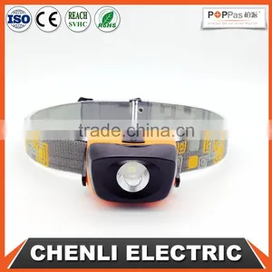 Poppas T10 3AAA Battery Operated Outdoor Waterproof Camping Running Walking Reading Led Light Headlamp thumbnail-2