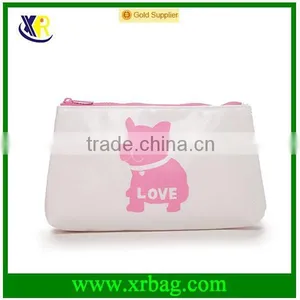 Promotional Cotton French Dog Cosmetic Pouch thumbnail-1