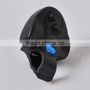 Black Electronic LED Light Fish Bite Sound Alarm Bell Clip On Fishing Rod thumbnail-1