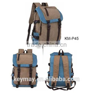 2015 China Wholesale OEM 17 Inch Ourdoor Laptop Backpack Canvas thumbnail-1
