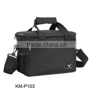 Wholesale PEVA Foam Lining 10-Cans Lightweight Lunch Cooler Bag thumbnail-1