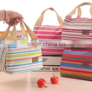 Classic Horizontal Stripe Design Lunch Bag for Office for Wholesale Supplier's Choice thumbnail-2