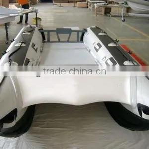 (CE) Pvc Red12ft Inflatable Catamaran Boat High Speed Boat for Sale thumbnail-1