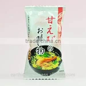 Organic Premium Red Shrimp Suimono (Japanese Clear Soup) Freeze-dried Soup 6.3g X10P thumbnail-2