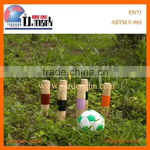 KIDS OUTDOOR TOYS WOOD TOYS EDUCATIONAL FOOTBALL SOCCER thumbnail-1
