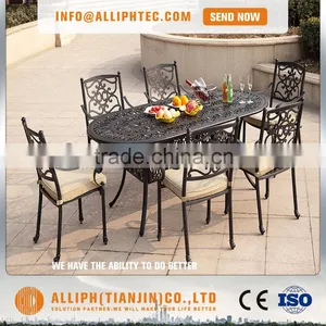 Durable Easy Installation Cast Aluminum Dining Set Outdoor Garden Furniture thumbnail-2