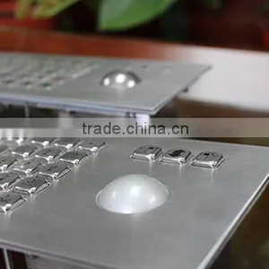 Vandal Proof Metall Keyboard With Trackball and Integrated EPP thumbnail-6