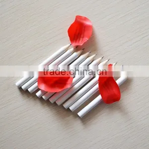 Promotion 3.5" Round Shape White Body 2.0mm HB Lead Golf Pencil ( HB Wooden Pencil ) Sharpened thumbnail-3