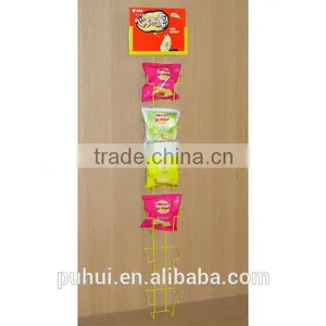 Powder Coating Floor Metal Wire Potato Chips Display Rack With Competitive Price Quality Choice thumbnail-4