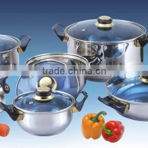 16pcs Swiss Line Stainless Steel Cookware/cooking Sets Wih Low Price thumbnail-6