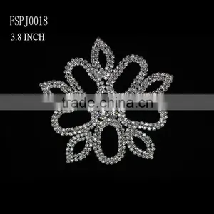 2015 Wholesale Wedding Dresses Garment Embellishments Bridal Rhinestone Appliques thumbnail-1