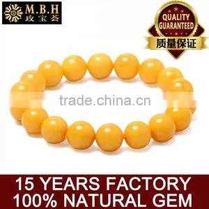 A Generation of Pure Natural Beeswax Hand String Bracelet Single Ring Bracelet Baltic Amber Beeswax Ornaments Factory Wholesale thumbnail-1
