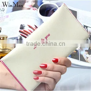 Low Cost Ladies Hand PU Purse Woman Fancy Leather Wallet thumbnail-1