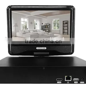 4ch 720p 10 Inch LCD Monitor 2.4G Wireless WiFi NVR Kit Home Security Alarm System thumbnail-2