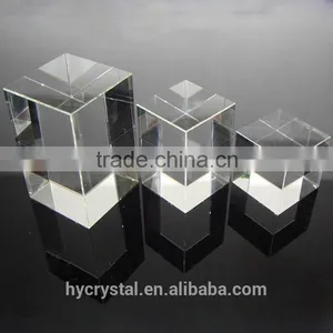 Transparent Decorative Glass Blocks Laser Etched Grs Engraving Crystal Block thumbnail-3
