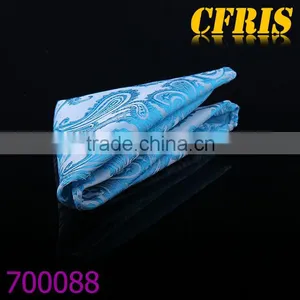 High Quality Mens Polyester Custom Woven Pocket Square thumbnail-1