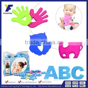 Infant Cute Teether Silicone Bird Toy Food Grade Safe Baby Teether thumbnail-1