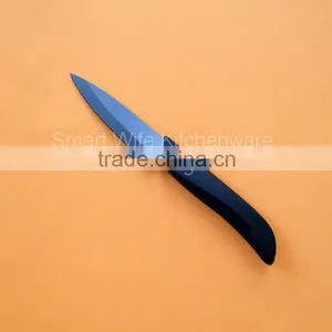 4 Inch Paring Knife Ceramic With Straight Black Handle thumbnail-1