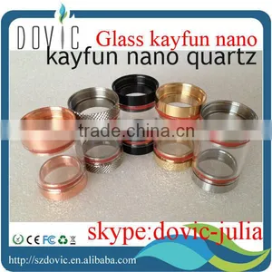 Ss&pyrex Short/long Clear Kayfun Nano Quartz Glass Tank Kayfun Nano With Factory Price thumbnail-1
