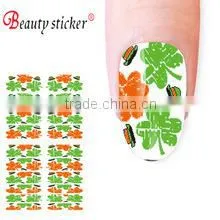New Green Clover Nail Art Artificial Lady Strips thumbnail-6