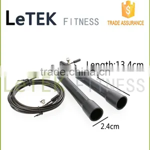 Adjustable Speed Jump Rope - Lightweight Long Ballistic Handles-Adjustable Length Cable and Dual Bearing With Carrying Bag thumbnail-3