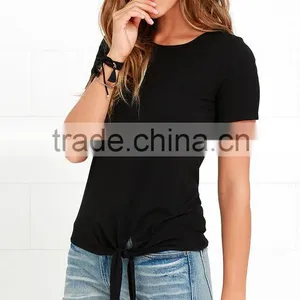China Wholesale Cheap Shirts Designs Fashion Black Shirts for Women thumbnail-2