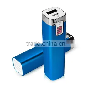 2016 Promotional Gift Led Battery Indicator Powerbank External Battery Charger 2600mah Power Bank thumbnail-3