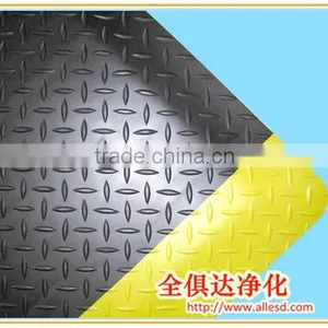 Rubber PVC Yellow Anti-fatigue Floor Mat thumbnail-2
