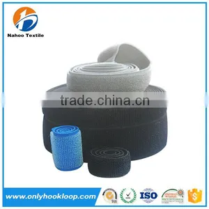 Elastic Hook and Loop Tape, Good Quality Colorful Elastic Hook and Loop Fastener thumbnail-1