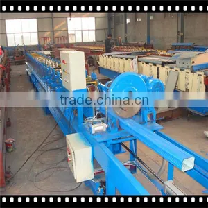 JCX-80-300mm/60-200mm-L1, Mitsubishi PLC Hydraulic Cutting Downspout Pipe Forming Machine thumbnail-1