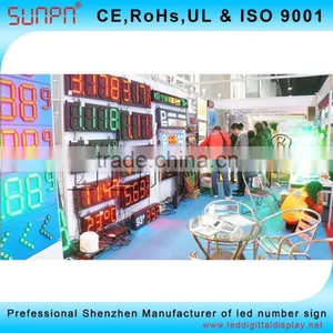 Canada Outdoor Waterproof Led Time And Temperature Sign Board 10inch thumbnail-1