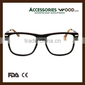 Wood Optical Reading Glasses Frame With Resin Lenses From China Factory thumbnail-1
