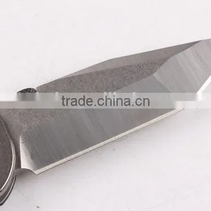 OEM Carbon Fiber and Titanium Alloy Handle Folding Hunting Knife thumbnail-4