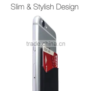 Universal Silicon Card Pouch for Mobile Phones thumbnail-1