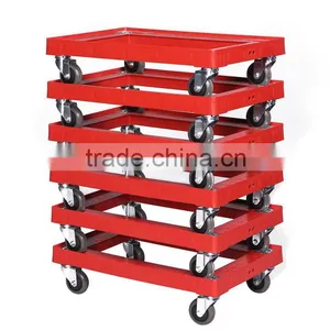 D5737/145 Plastic Material Handling Trolley With 4 Wheels thumbnail-4