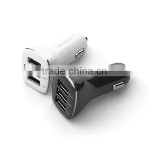 PINENG PN-523 Car Charger With 3 USB Charge for Moblie and Iphone or Ipad thumbnail-1