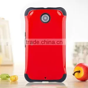 High Quality TPU+PC 11 Colors Custom Back Case Cover for Nexus 6, for Google Nexus 6 Cellphone Case thumbnail-3