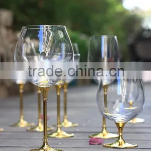 Eco-Friendly Feature and Glass Drinkware Type OhTrend Glassware Elegant Red Wine Glass Beer Mug With Diamond for Wendding Party thumbnail-5