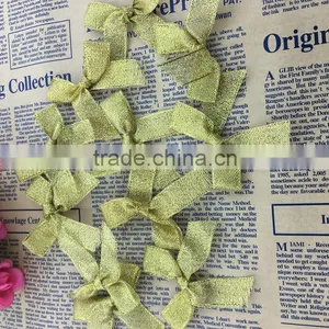 Wholesale Gold Metallic Ribbon Bows for Box Packaging Decoration thumbnail-1