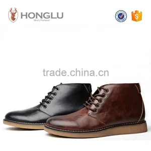 Fashion Quality Casual Boots Men, Lace Up Men Boots, Ankle Boots For Men thumbnail-1