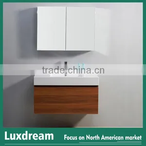 Luxdream Bathroom Design Modern Curved Bathroom Vanity thumbnail-5
