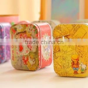 Lovely Design Cartoon Square Metal Candy Gift Box thumbnail-3