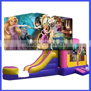 PVC Material Inflatable Castle Bouncey With Water thumbnail-3