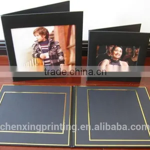 4x6 Vertical Photo Card Frame Baby Wedding Graduation Folding Silver Paper Photo Frame thumbnail-5