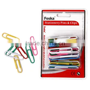 Blister Card Packing Colorful Paper Clips. thumbnail-1