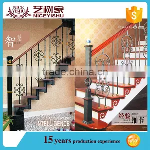 Wholesale Outdoor Wrought Iron Stair Railing, Balustrade, Iron Baluster With Good Price thumbnail-1